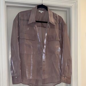 Women’s Pistola organza lavender shirt